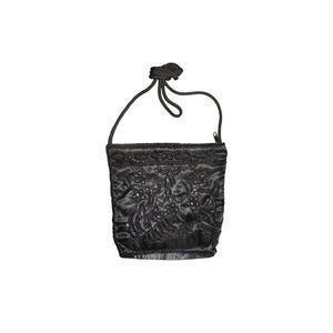 Vintage Style Woman’s Black Beaded Purse Clutch Handbag Hand Bag Pocketbook Even